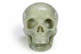 Realistic, Polished Chinese Amazonite Skull #382235-1